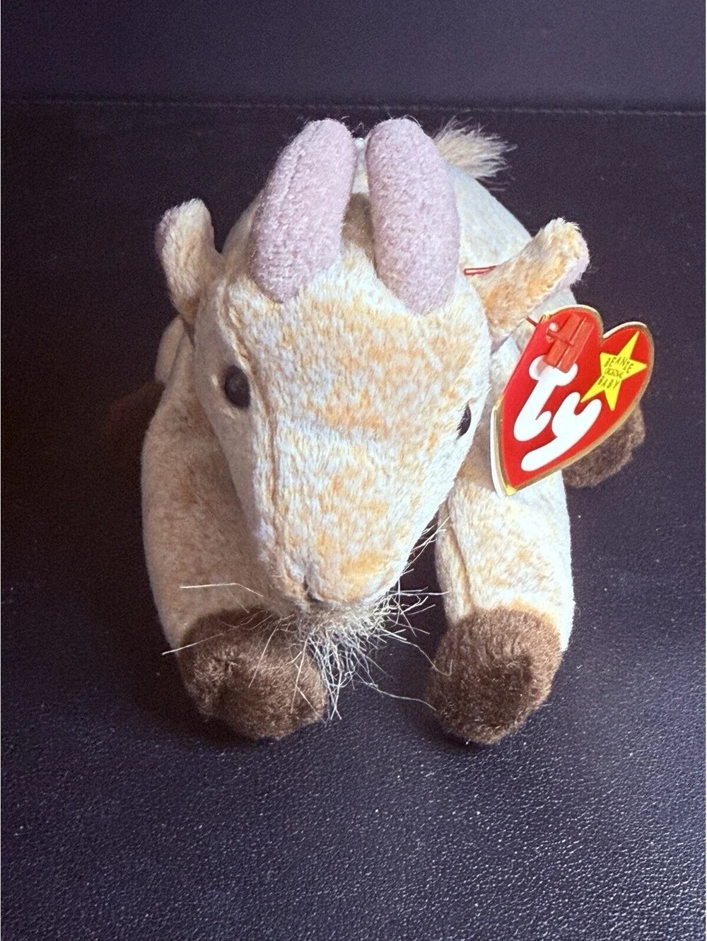NWT Ty 1999 Goatee The Goat Beanie Baby #4235, 7x4” FREE SHIPPING